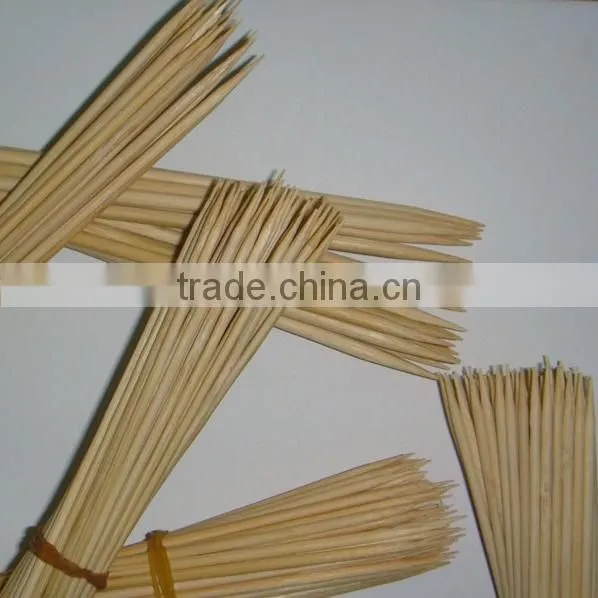 2015 Hot Sales BBQ Bamboo Stick Bamboo Skewer 100% Natural Color Bamboo Incense