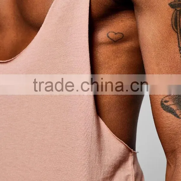 Camisole Men 100% Cotton Racer Back Workout Gym Vest Cool Cheap Wrestling Singlets photo-5