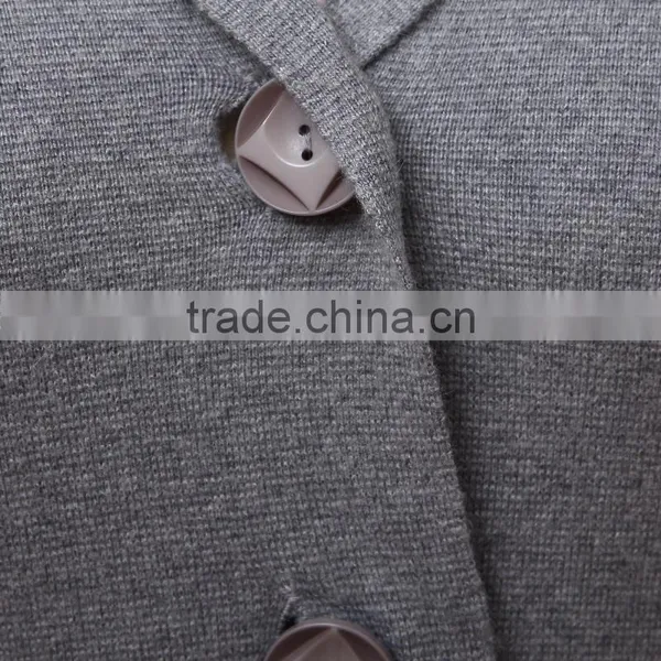 Lapel Collar Belted Long Cardigan Women With Side Pockets, Self-tie Belt, Full Button Closure photo-4