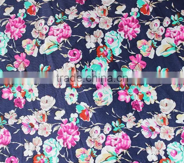 Floral Printed Cotton Fabric Factory Wholesale Garment Fabric photo-3