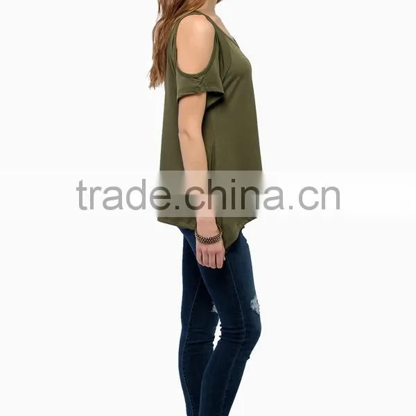 2016 Summer Women Strapless V-neck T-shirt Sexy Girls Tops photo-6