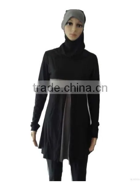 Muslim Lady Waterproof Swimsuit Islamic Women Muslim Swimwear photo-2