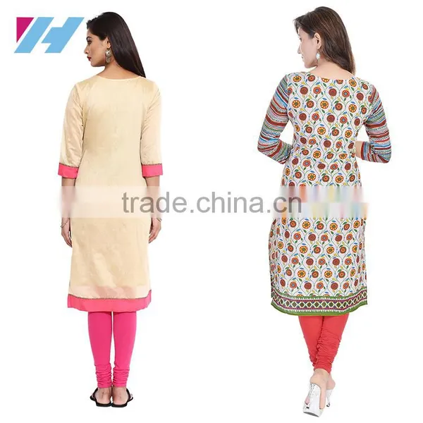 Indian Latest Fashion Clothes Ladies Long Kurti Designs photo-2