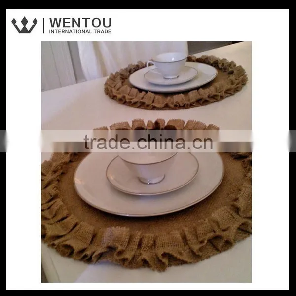 Wholesale Funny Christmas Burlap Placemats photo-3