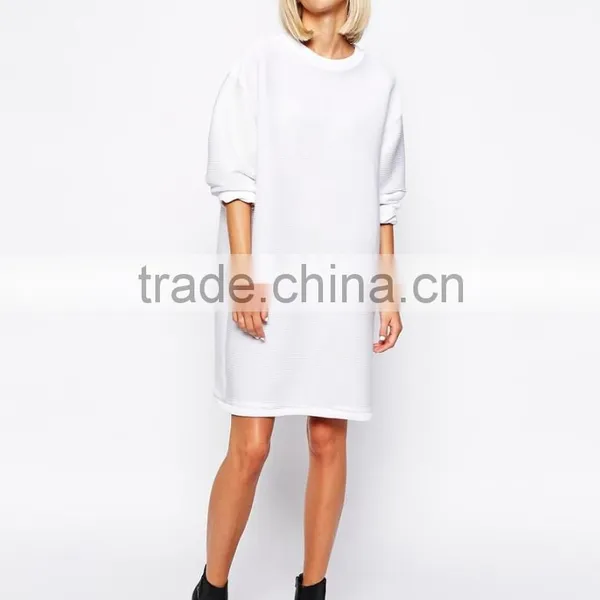 The Laden Showroom X Renee London Textured Rib Sweatshirt Dress photo-4