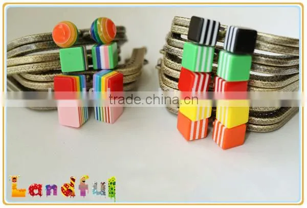 Rainbow Color Cube Coin Purse Women Bag Supplies Metal Purse Frame photo-5