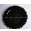 Foil Beaded Plastic Charger Plate