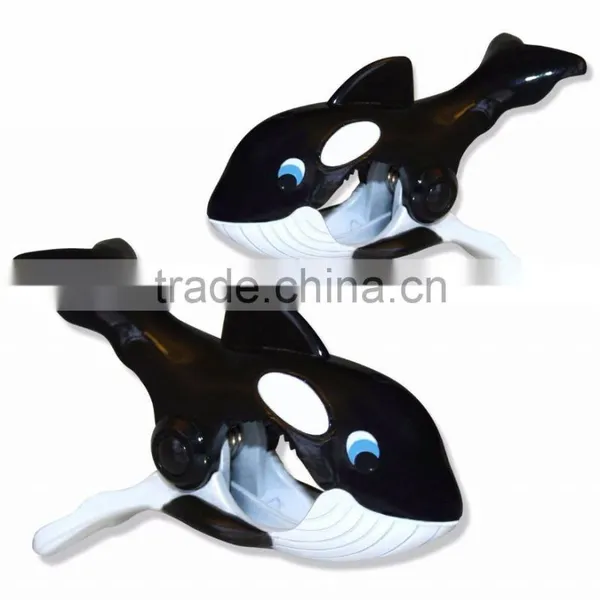 Plastic Dolphin Beach Towel Clips for Chair photo-6