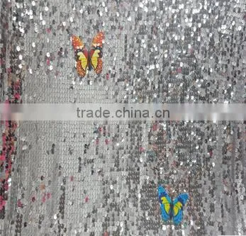 Wholesale Cheap Embroidery Sequin Fabric photo-4