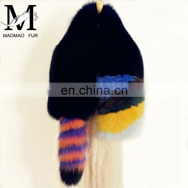 Factory Direct Fashion Women Scarves High Quality Real Fox Fur Scarf Fur photo-2