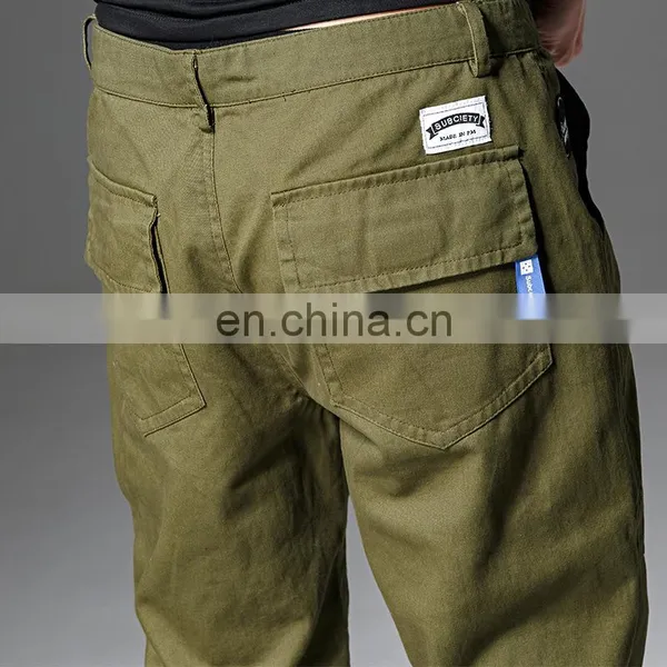 Summer Good Quality Hot Selling Casual Custom Cotton Wholesale Mens Chino Pants Trousers Direct Factory photo-3