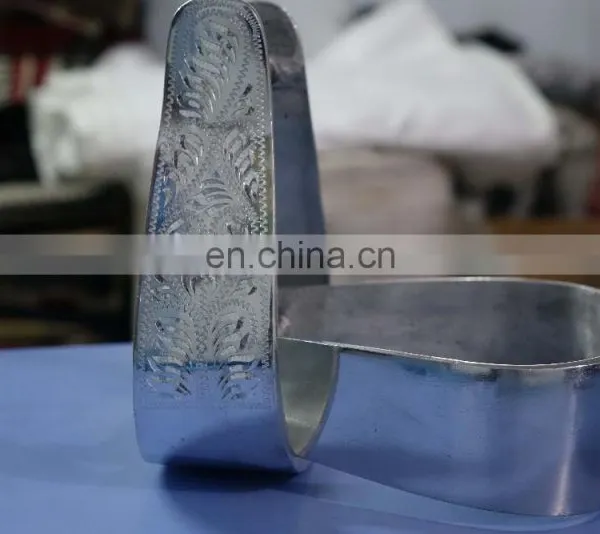 Designer Saddle Carved Aluminium Stirrups