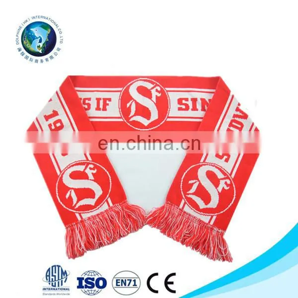 2016 Best Selling Sports Scarf Knitted Football Team Scarf photo-4