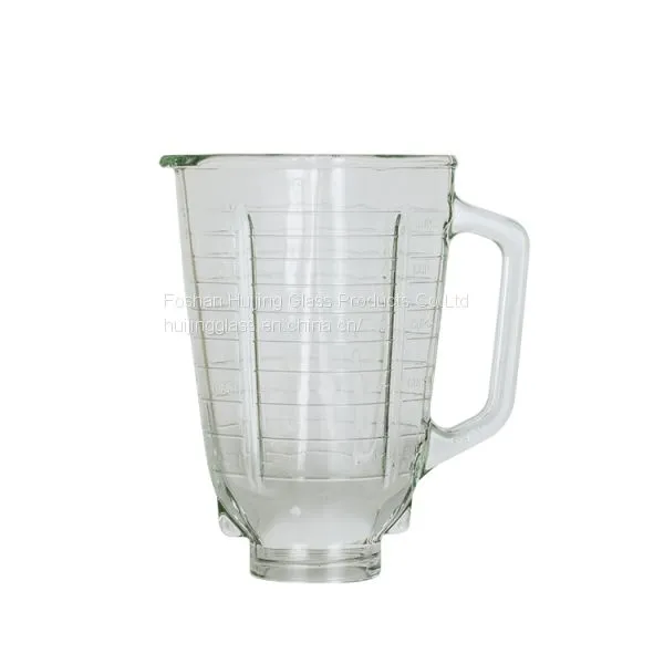 1.25L Kitchenware Good Quality Square-mouth Oster 4655 Blender Replacement Spare Parts Glass Jar A06