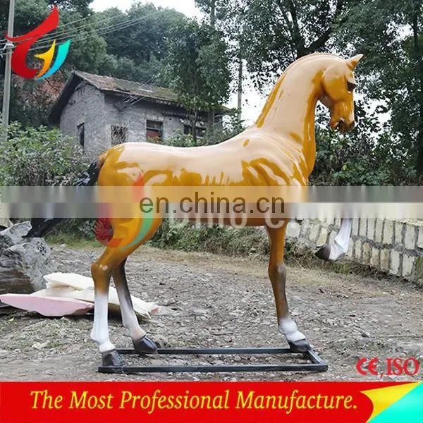 High Emulational Fiberglass Real Size Horse photo-6
