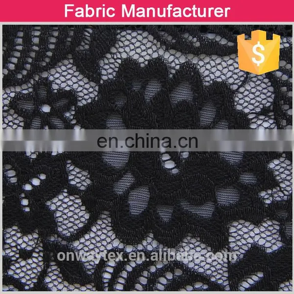 Ladies Garment Public Clothing Spandex Design Solid Lace Fabric for Female photo-3