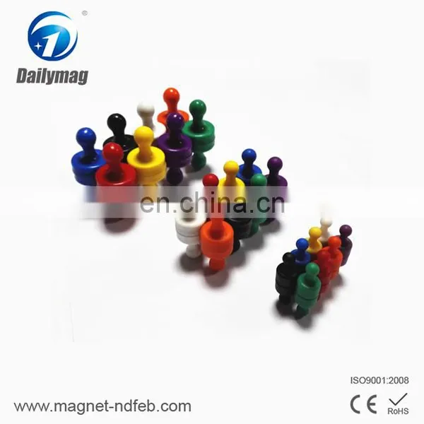 Multicolored Plastic Small Push Pins photo-3