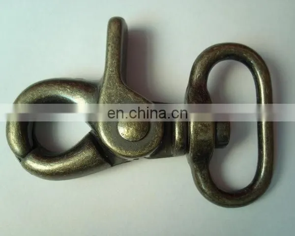 Custom Logo/size/color Metal Snap Hook Gold Snap Metal Keychain photo-6