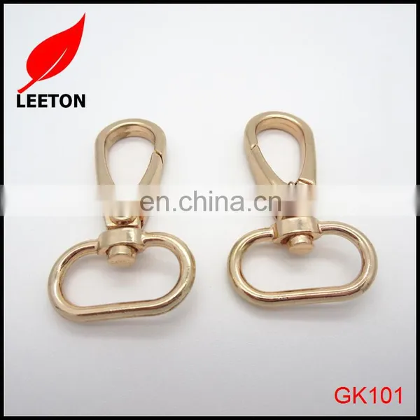20mm Light Gold Swivel Snap Hook for Lanyards photo-2