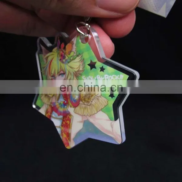 Custom Anime Acrylic Keychain for Mobile Phone photo-3