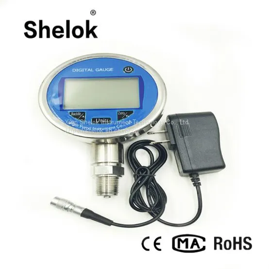 Battery Powered Oil, Water Pressure Gauge Digital photo-5