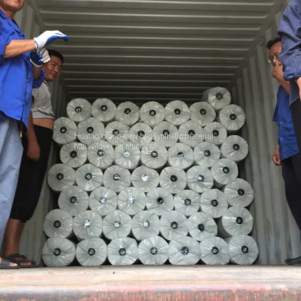 Polyester PET Staple Fiber Non Woven Geotextile photo-4