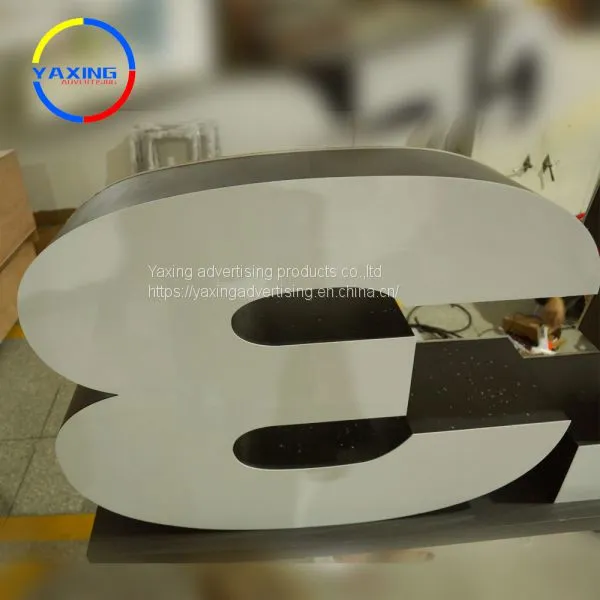 Outdoor Advertising Billboard Custom Led Acrylic Light Box With 3d Led Letter Sign