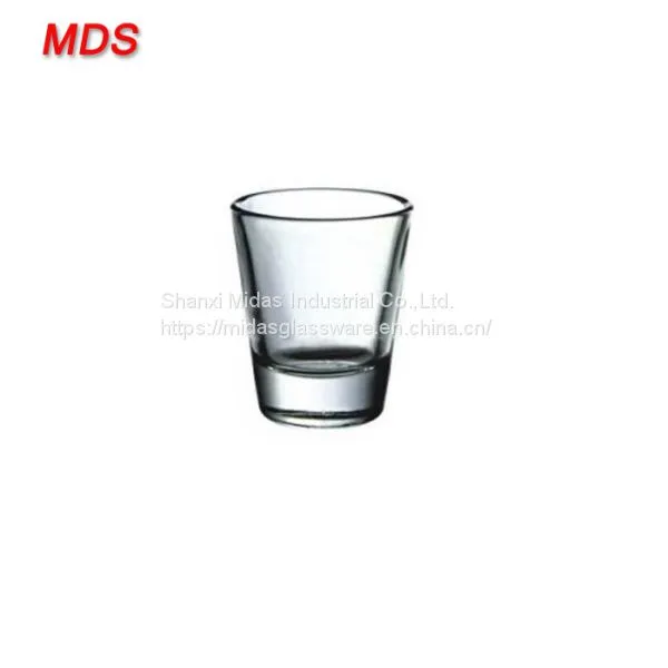 Glassware Wholesale Irregular Shot Glasses With Thick Base for Gifts