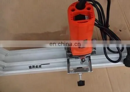 Portable PVC Window Water Slot Milling Machine photo-5