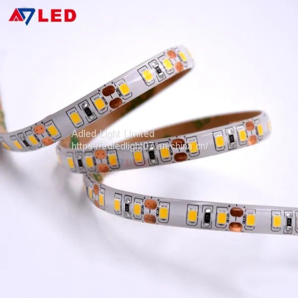 Led Ribbon Light Smd 2835 Leds 12v 24v IP65 Dual White Color Changing Cct Led Strip photo-2