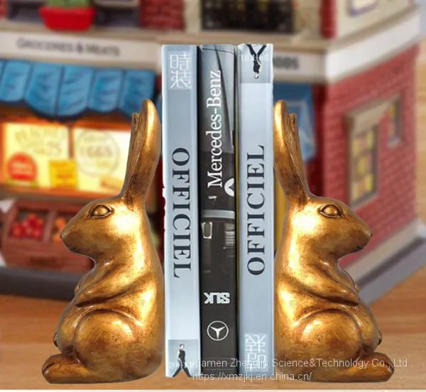 European Creative Gift Resin Rabbit Book Archives Home Resin Crafts Decorative Supplies Office Supplies Furnishings photo-2