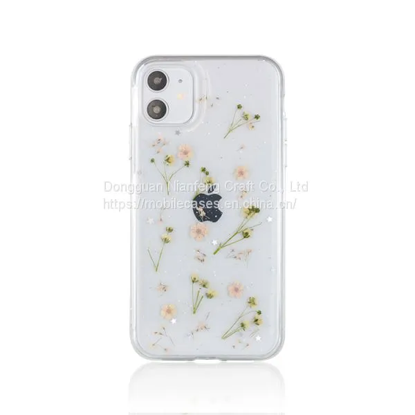 Real Flower Phone Case Epoxy Phone Case Epoxy Sticker IMD Phone Case Mobile Case Mobile Cover photo-2