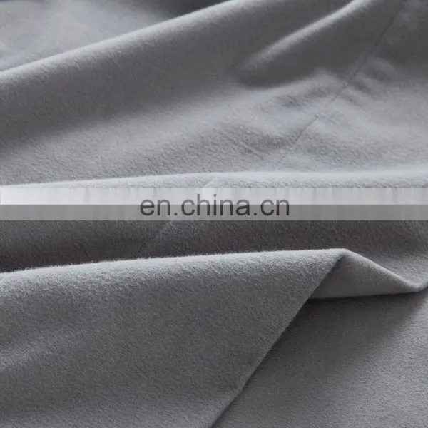 Luxury Premium Quality King Set 100% Microfiber Polyester Brushed Bed Sheet For India photo-5