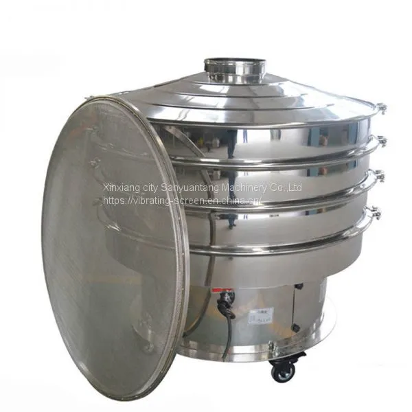 High Precision Milk Powder Rotary Vibrating Screen Flour Separator Machine photo-3