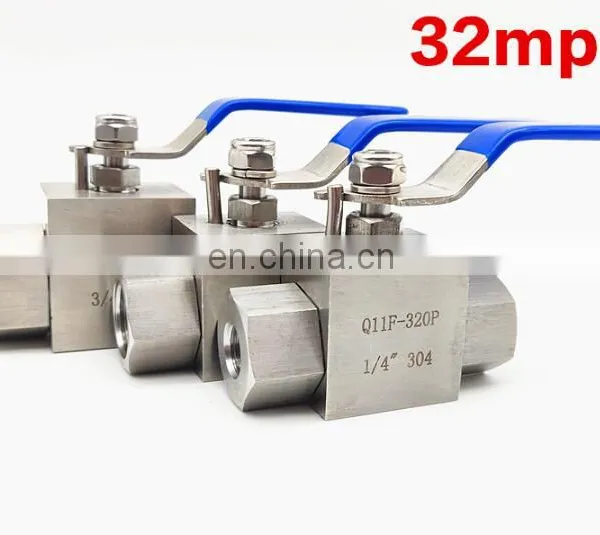 304 Stainless Steel High Pressure Ball Valve 2 Points 4 Points Hydraulic Inner Wire Valve photo-2