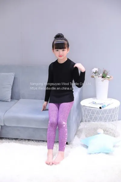Lovely Printed Kids Leggings High Quality Cotton Soft Children Leggings With Bow Decoration photo-2