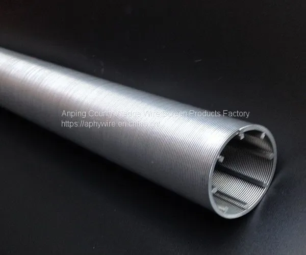 Woven Wedge Wire Water Well Screen Pipe, Wire Wrapped Johnson Filter Screen Tube photo-1