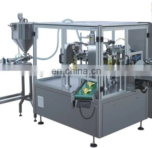 Automatic Fruit Juice Doy Pack Filling Machine Auto Drink Soya Milk Spout Pouch Filler and Capper Machinery Cheap Price for Sale photo-5