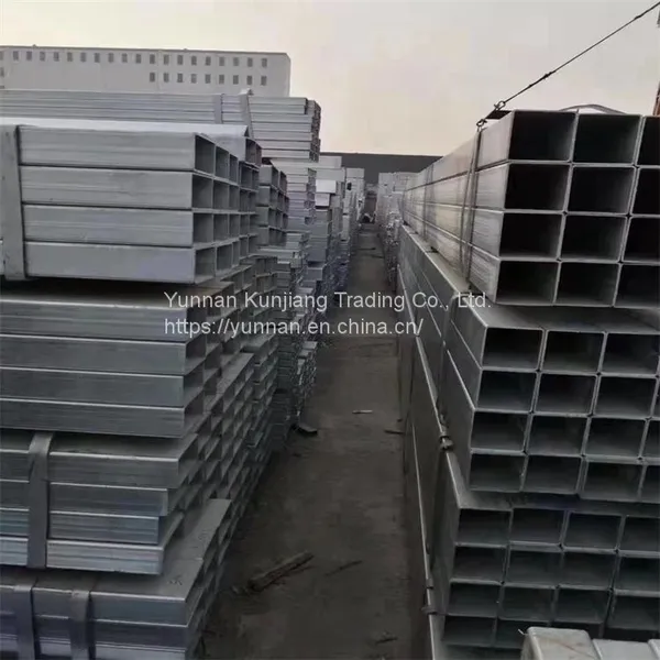Yunnan Q235 Square Tube Wholesale Hot Dip Galvanized Square Tube 40 * 80 * 3 Square Tube Kunming Sales Square Tube photo-3