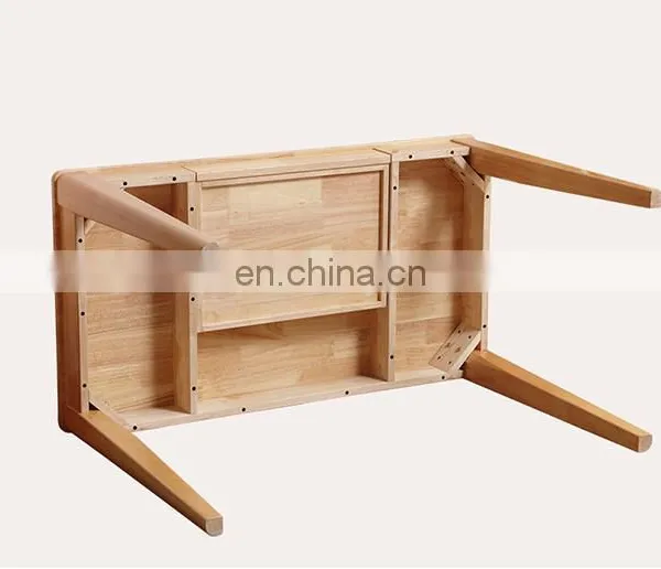Nordic Learning Furniture Writing Solid Wooden Mini Study Table Simple Small Home Modern Laptop Computer Desk With Storage photo-5