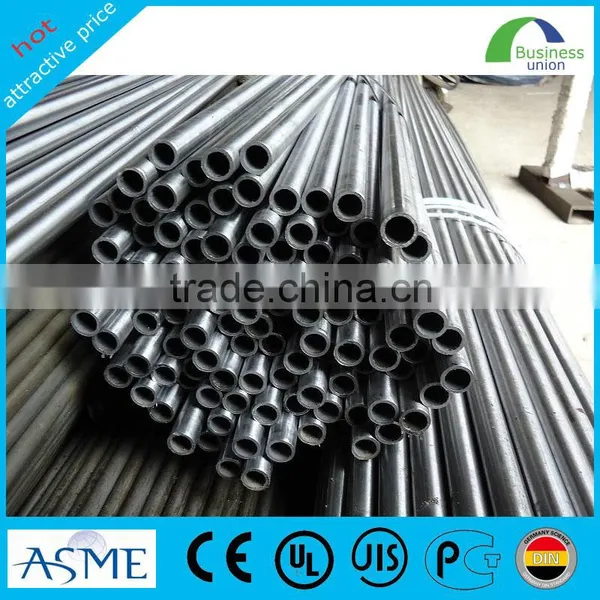 ERW Black Pipe / Erw Carbon Black Steel Pipe Stair Handrail China photo-4