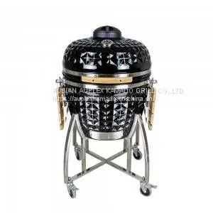 Auplex 22 Inch Ceramic Cooker Large Charcoal Kamado BBQ