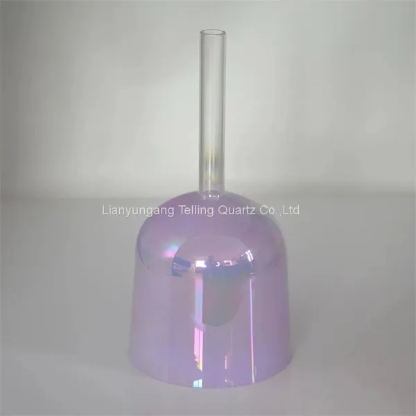 Alchemy Cosmic Light Clear Singing Bowl With Handle Healing Sound Therapy