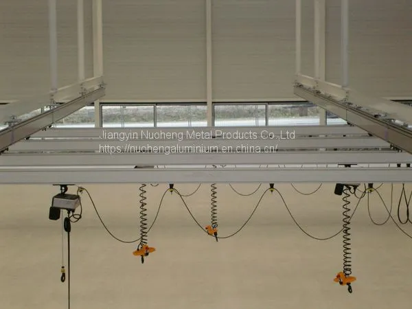 High Duty Guide Rail/Auto Plant Suspended Track/Conveying Track Aluminium Profile photo-3