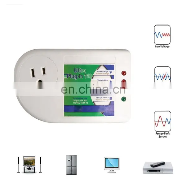 SC-V104 110V ULTRA PLUG-IN South American Electronic Protector De Voltaje Voltage Protector AC Air Conditioner Refrigerator photo-2