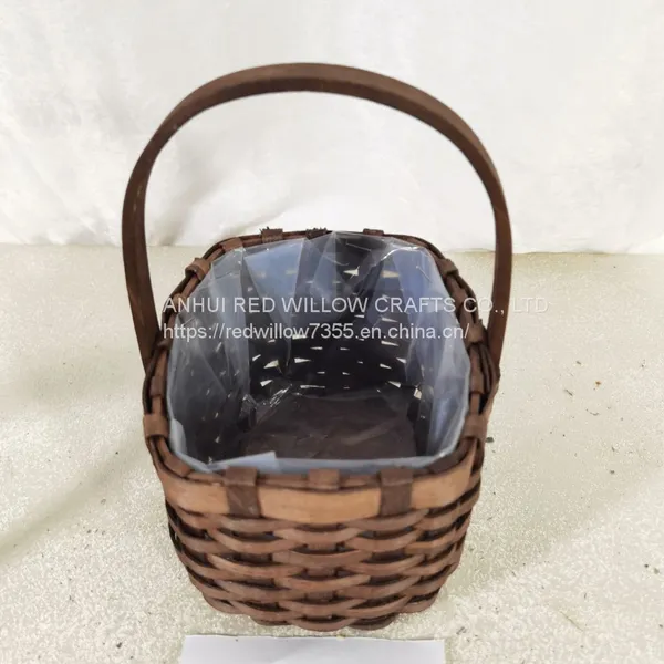 Factory Cheap Wood Chip Garden Flower Basket Gardening Supplies photo-2