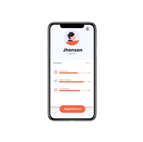 Custom Mobile App Development for Fitness Equipment Rental Custom Fitness App Development for Fitness Survey and Assessment photo-3