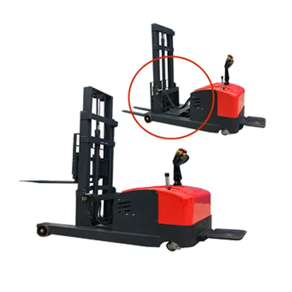 CE APPROVED 1-2 TON FULL ELECTRIC REACH PALLET STACKER photo-3