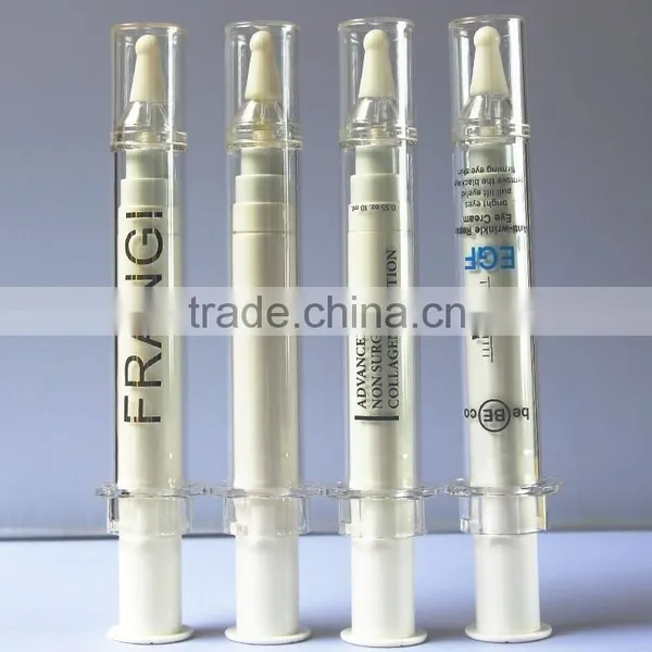 Hot Sale 20ml Plastic Airelss Syringe Container for Cream, Syringe Cream Bottle photo-2