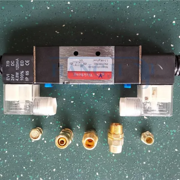 Kinglong Higer Door Pump Parts OEM 4V220-08 Replacement Door Pump Solenoid Valve Bus Auto photo-3